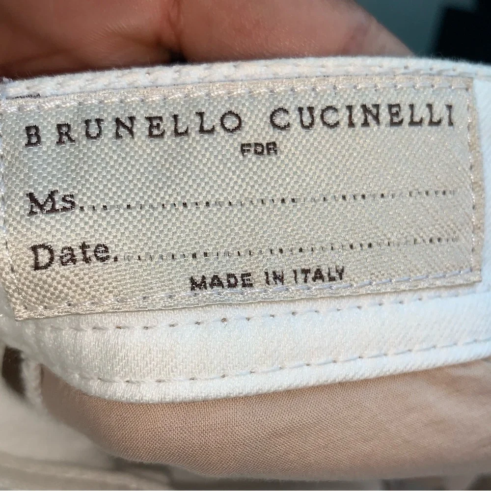 Brunello Cucinelli Womens Pants Wide Leg palazzo Jeans Culottes size 26 - Picture 6 of 14